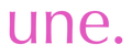 UNE Jewellery Logo Pink