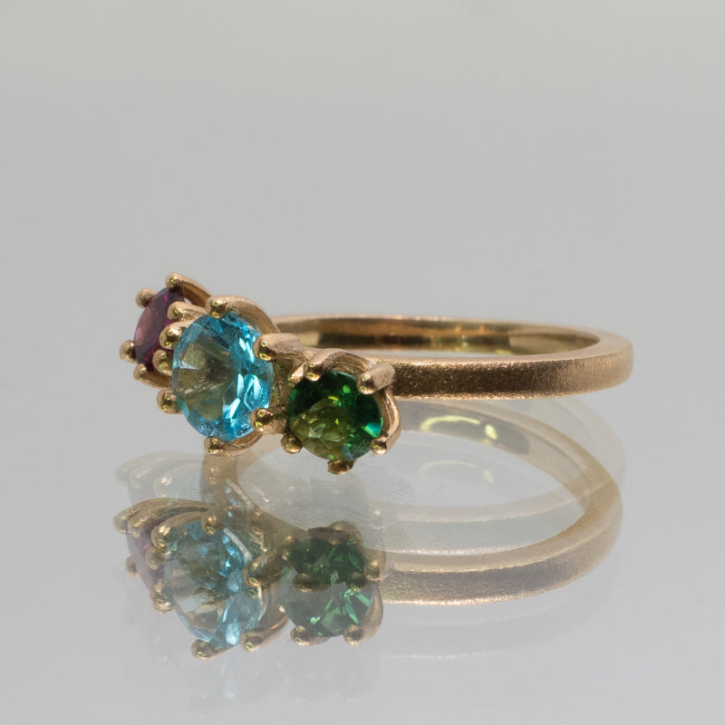 Tourmaline and 2025 garnet ring